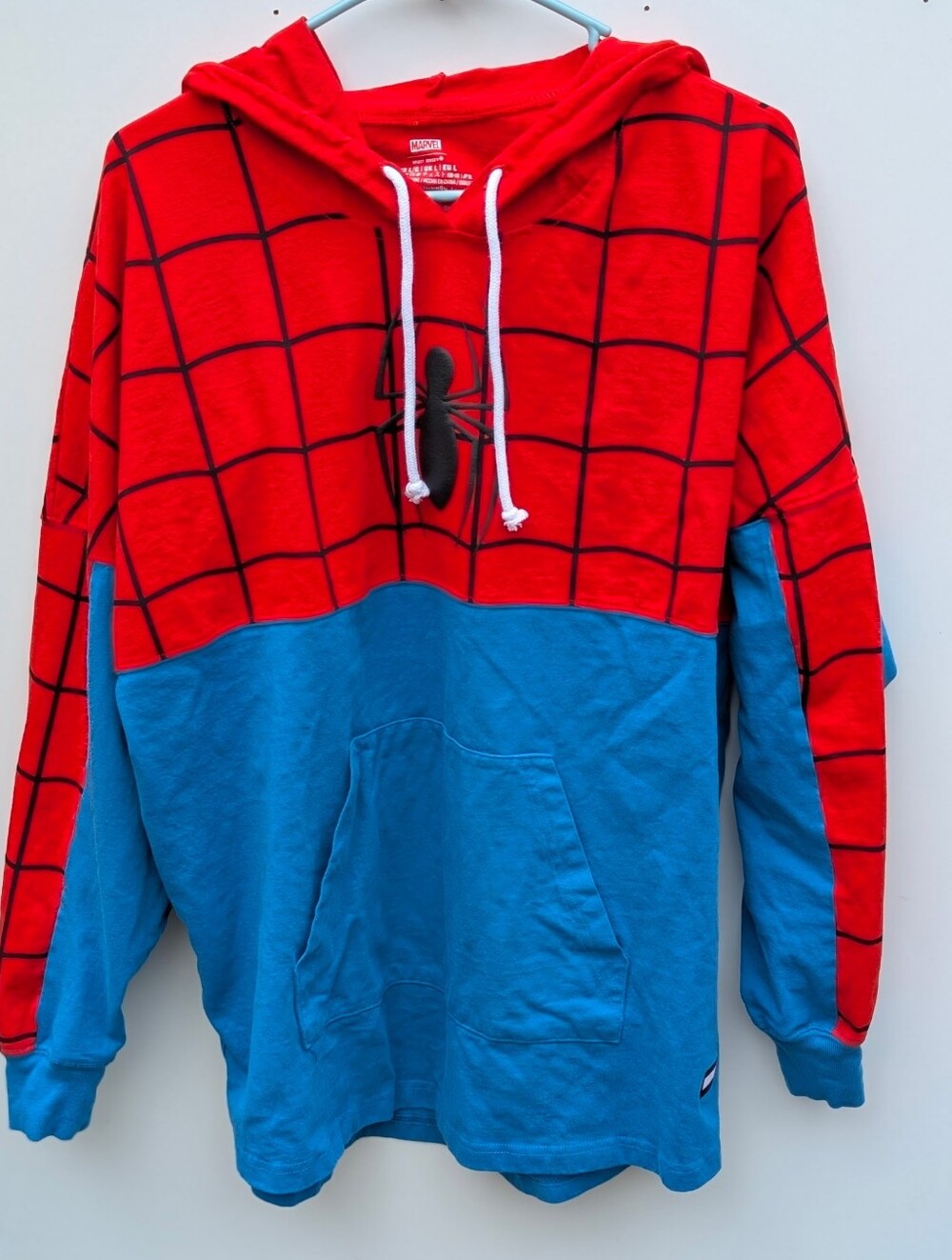 Disney Parks Marvel Spider-Man Hooded Spirit Jersey-L
